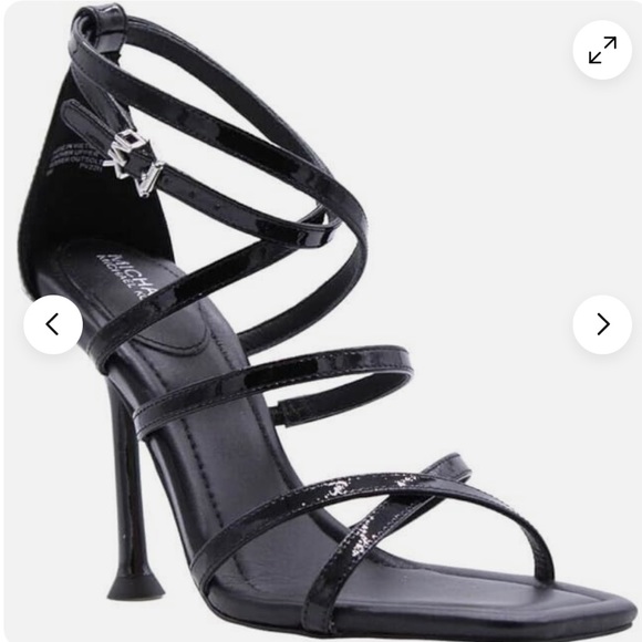 Michael Kors Imani Patent Leather Strappy Dress Sandals - Picture 1 of 6